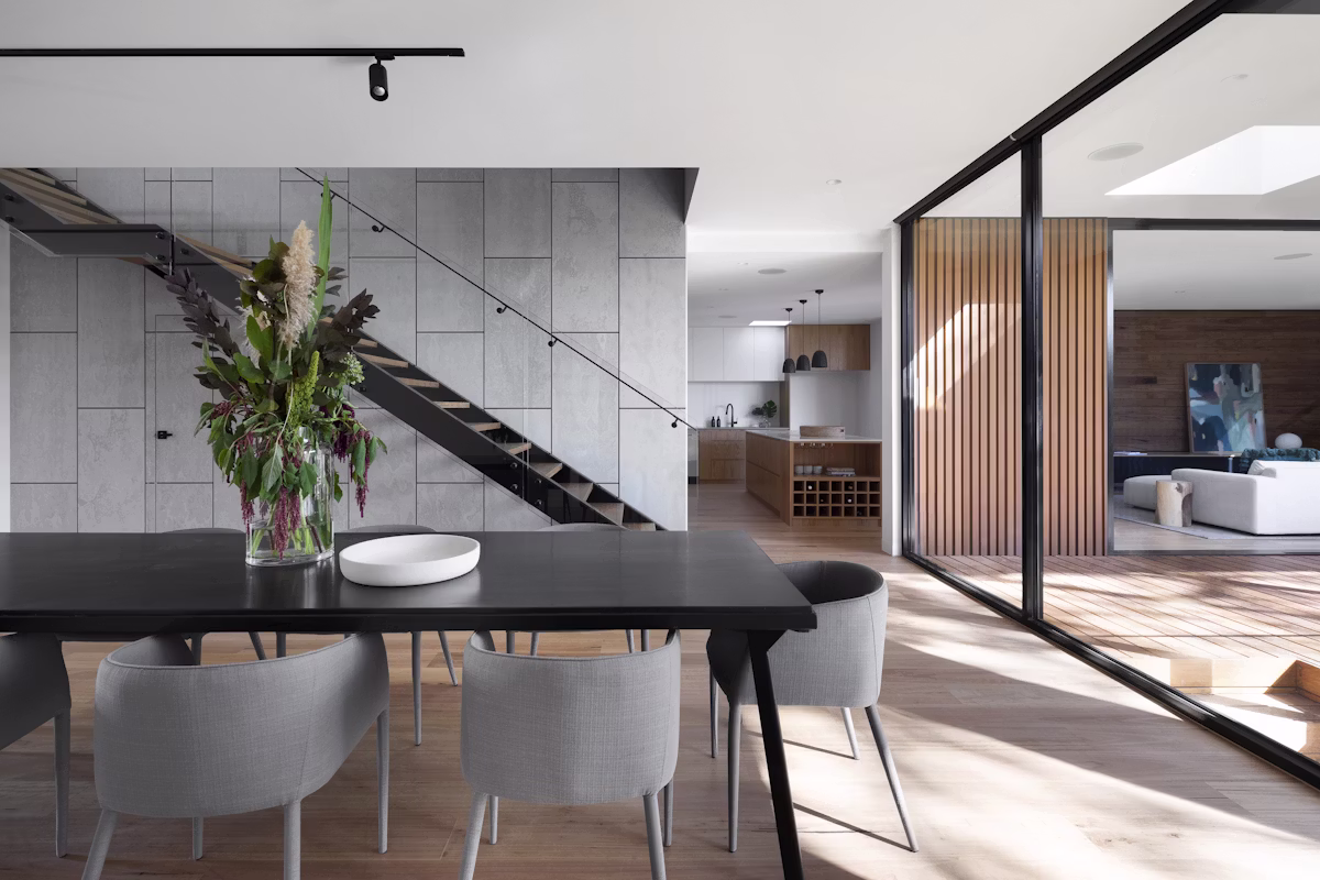 Modern architectural interior design